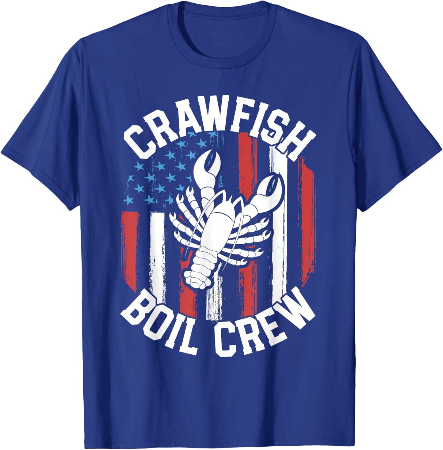 Crawfish Boil Crew Funny Cajun Shirts Mardi Gras T-Shirt - T-Shirt | Royal