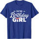 I'm the birthday daughter girl matching family T-Shirt - T-Shirt | Royal