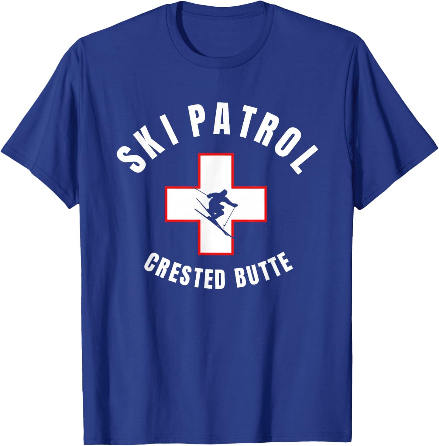 Crested Butte Colorado Ski Patrol T-Shirt - T-Shirt | Royal