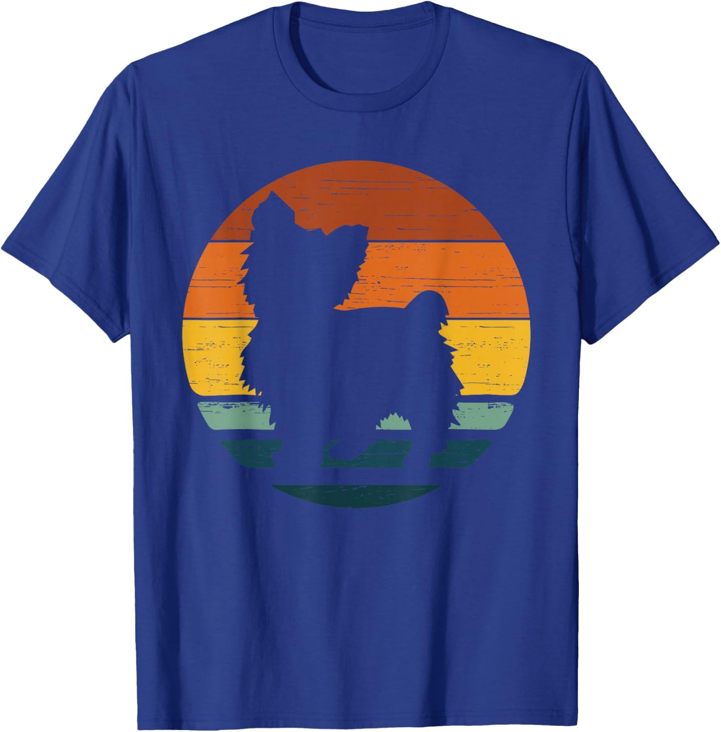 Chorkie Vintage Retro Mom Dad Dog Gift T-Shirt - T-Shirt | Royal