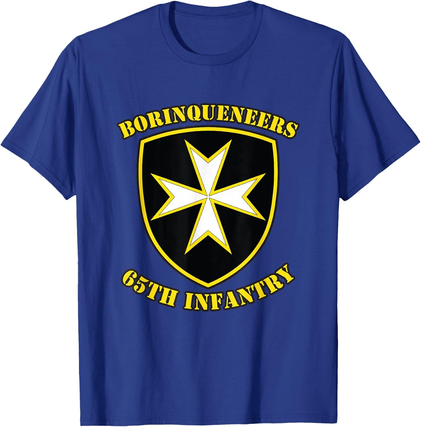 Borinqueneers 65th Infantry T-Shirt - T-Shirt | Royal