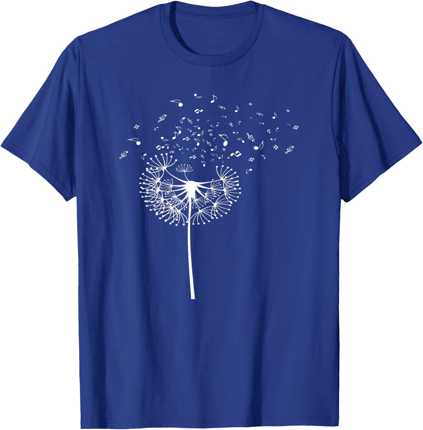 Dandelion Music Notes Orchestra Member T-Shirt - T-Shirt | Royal