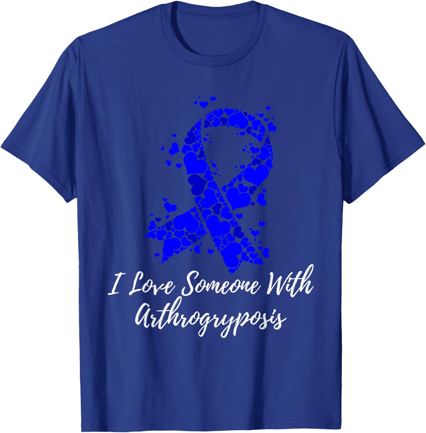 I Love Someone With Arthrogryposis Awareness T-Shirt - T-Shirt | Royal
