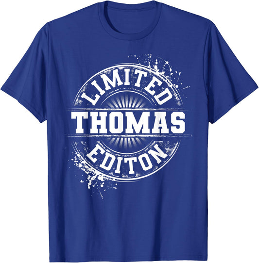 THOMAS Funny Surname Family Tree Birthday Reunion Gift T-Shirt - T-Shirt | Royal