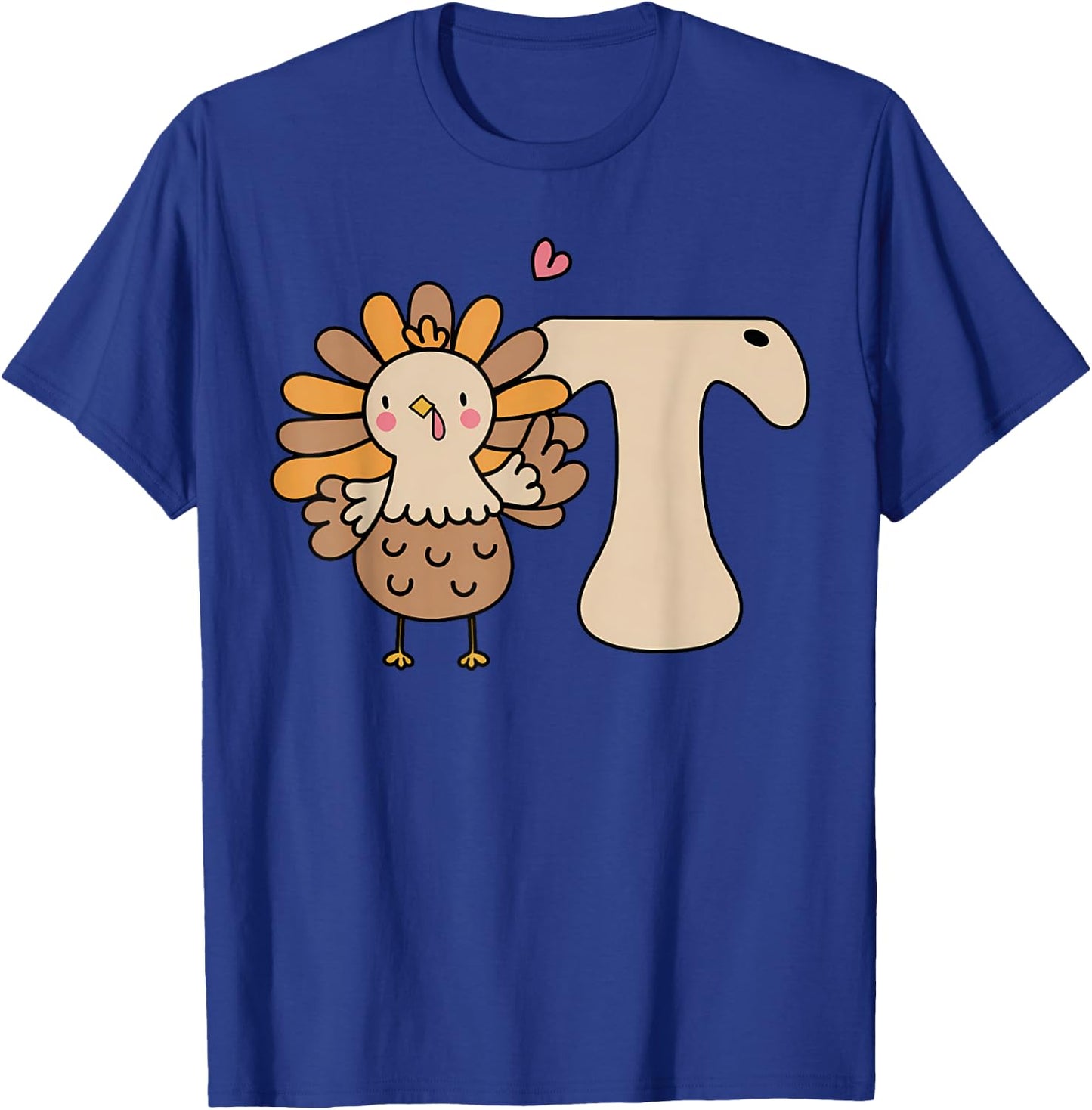 Thankful Occupational Therapist Thanksgiving OT Turkey T-Shirt - T-Shirt | Royal