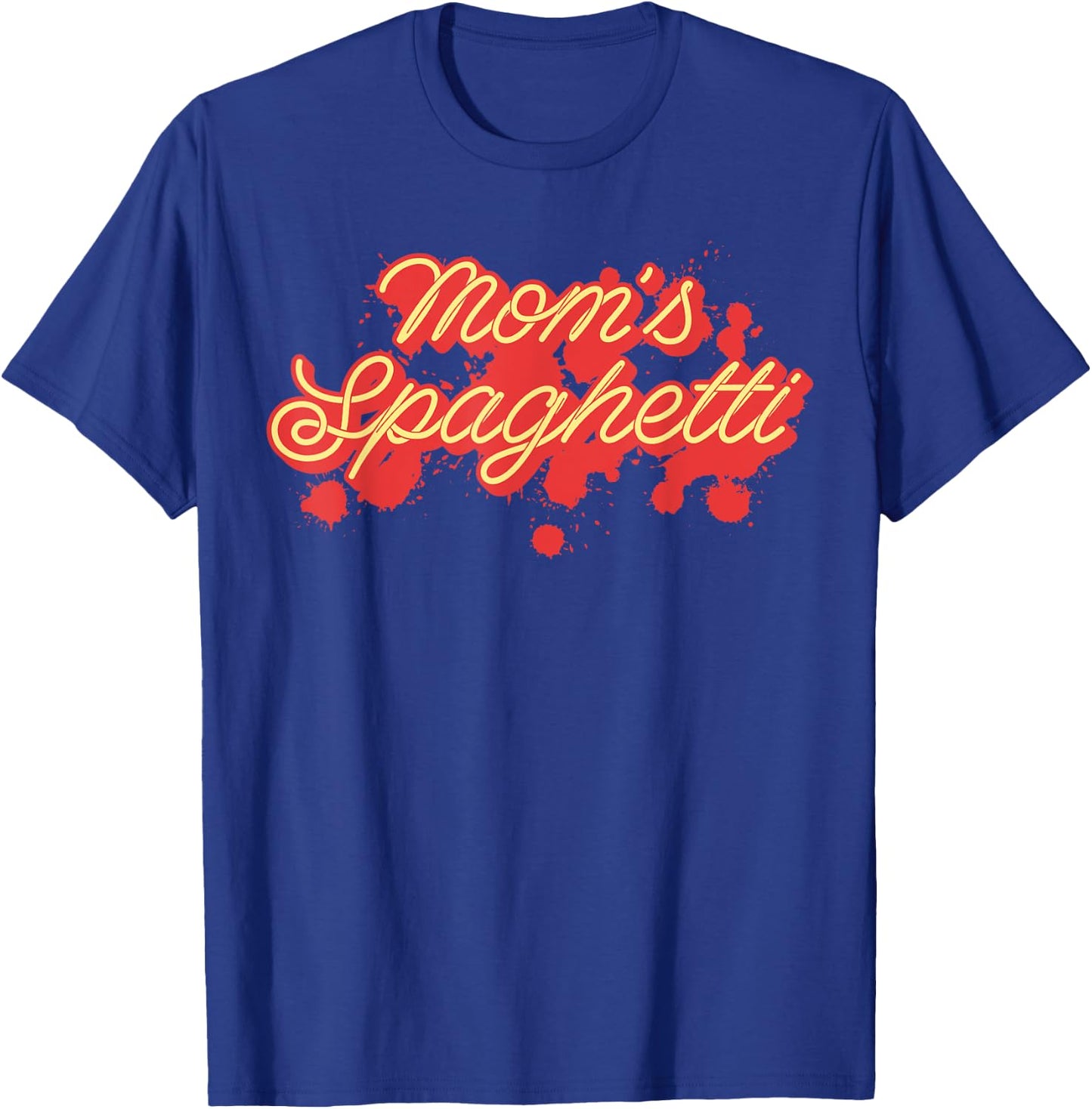 Mom's Spaghetti Meatballs Tomato Sauce Mother's Day Mommy T-Shirt - T-Shirt | Royal