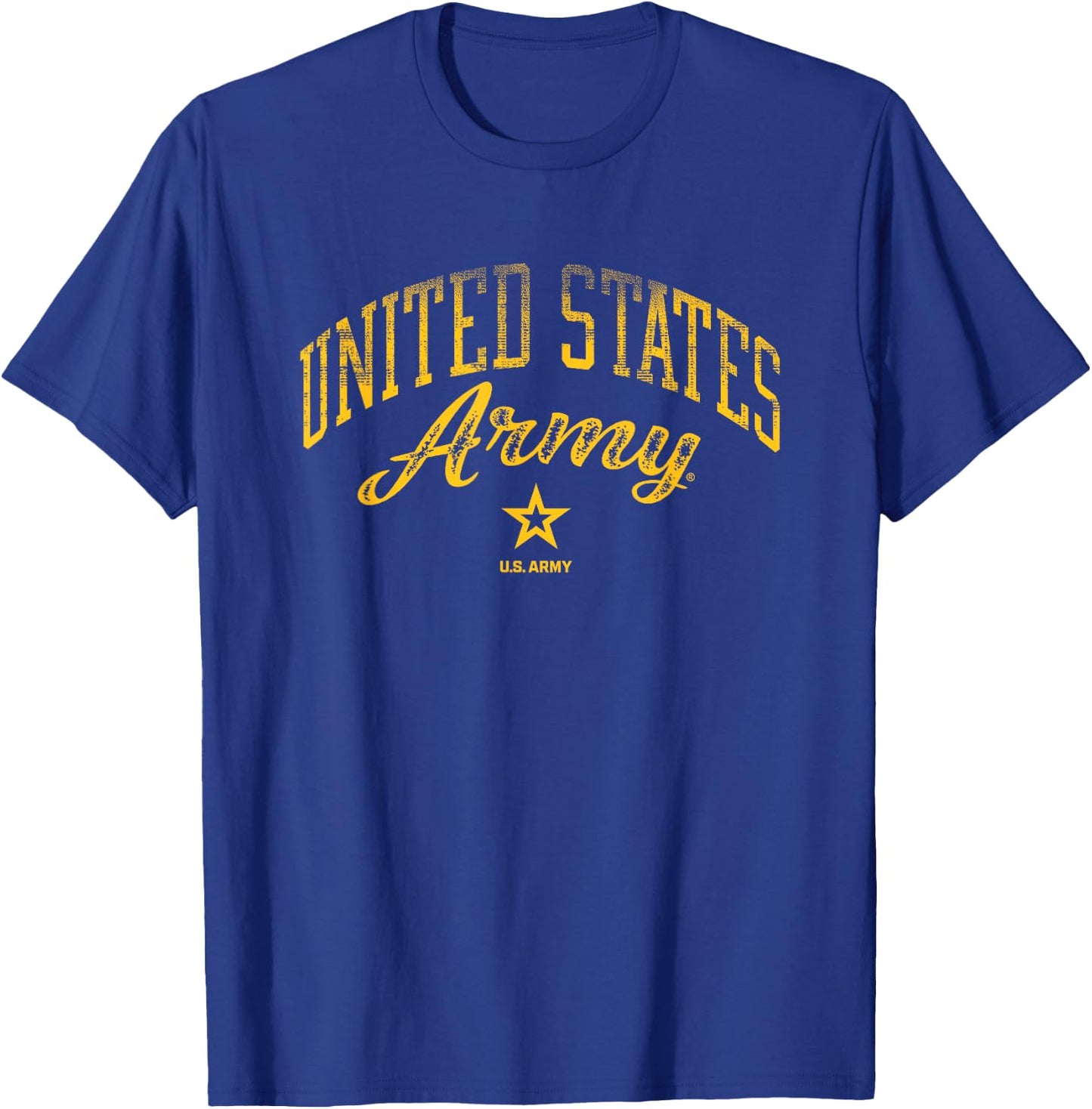 Army United States Military Retro Incur Officially Licensed T-Shirt - T-Shirt | Royal