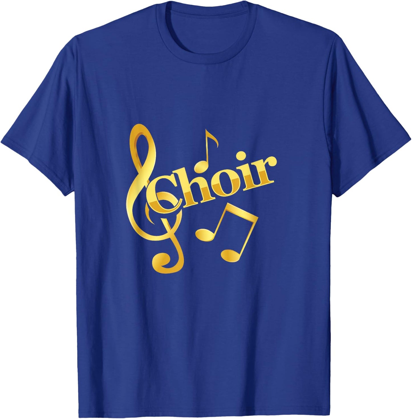 Vocalist Chorus Choir Vocals Singer Notes Music Tenor Song T-Shirt - T-Shirt | Royal