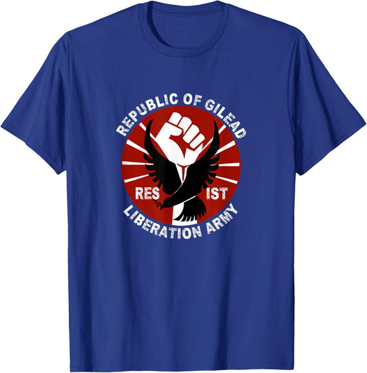 RESIST- Gilead Liberation Army Civil Rights Activism T-Shirt - T-Shirt | Royal