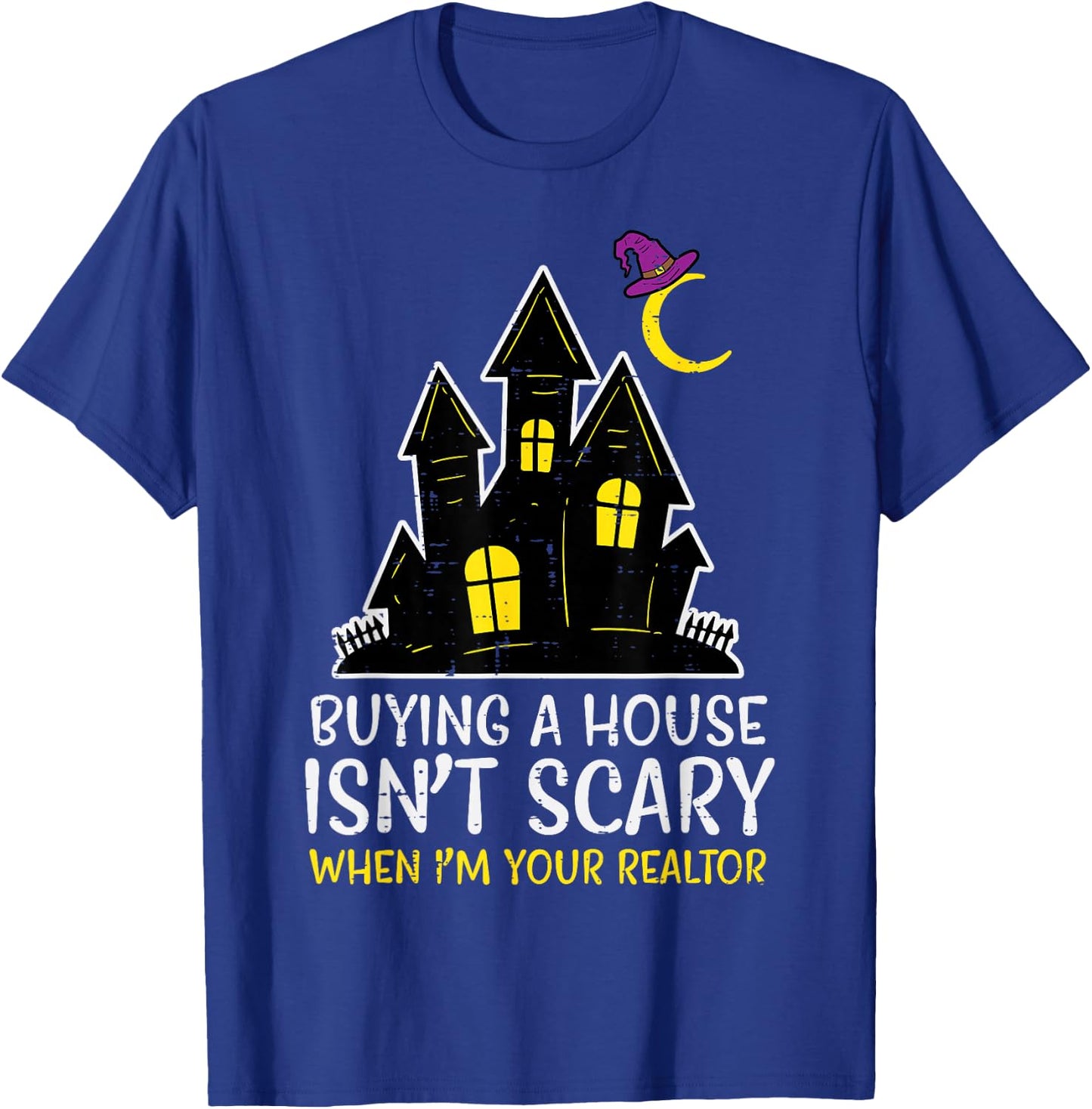 Halloween Realtor Buying House Isnt Scary Costume Women Men T-Shirt - T-Shirt | Royal