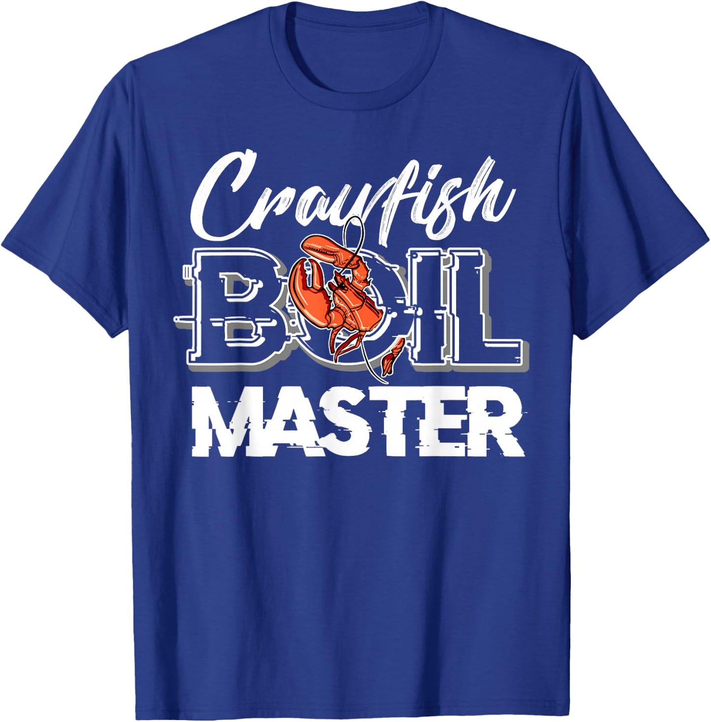 Crawfish Boil Master Cajun Seafood Festival Retro Cooking T-Shirt - T-Shirt | Royal