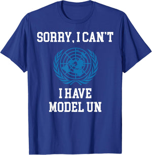 I Have Model UN United Nations Logo T-Shirt - T-Shirt | Royal