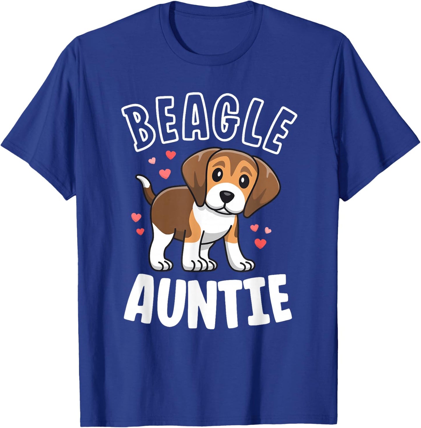 Beagle Aunt Gift Dog Love My Beagle Auntie Shirt Women T-Shirt - T-Shirt | Royal
