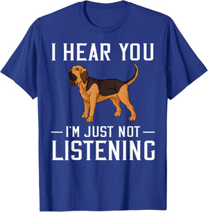 Bloodhound Dog Puppies Owner Lover T-Shirt - T-Shirt | Royal