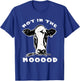 Not In The Mood Cow T-Shirt - T-Shirt | Royal