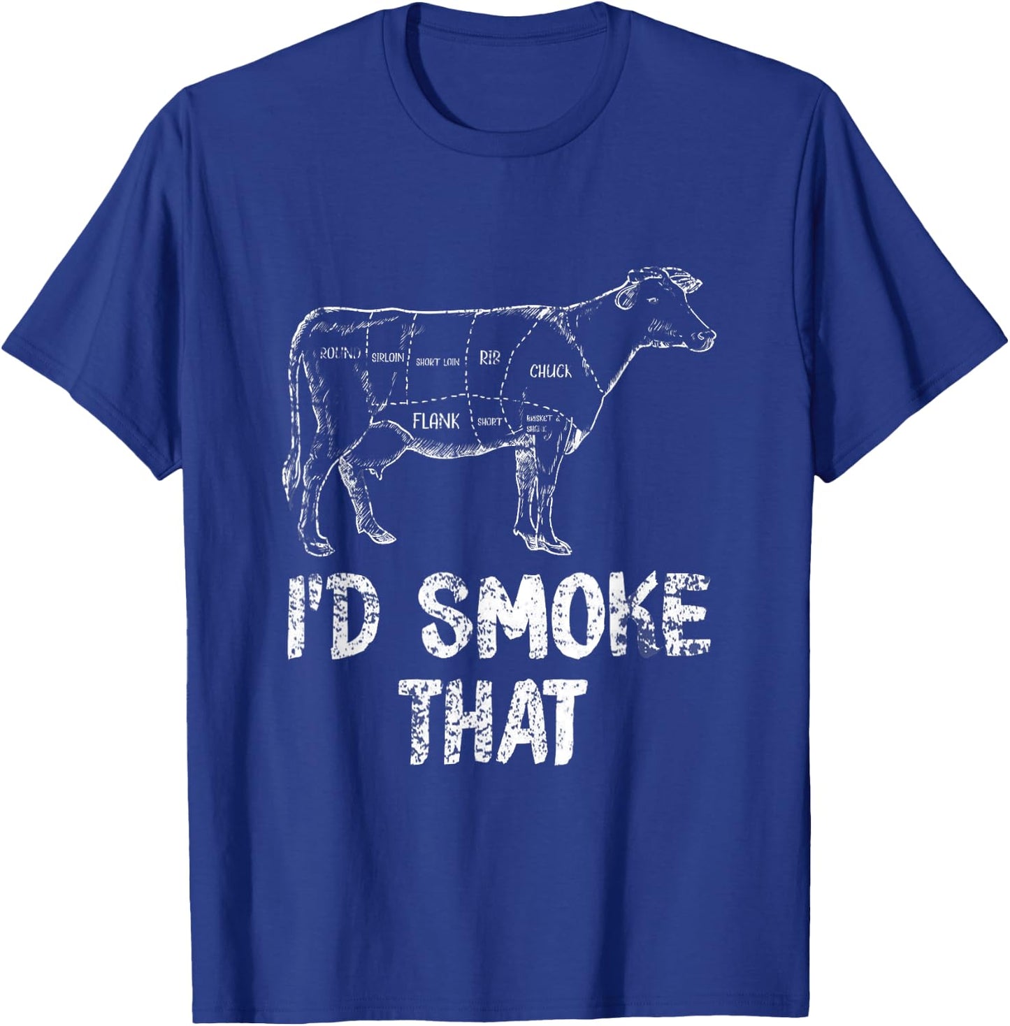 Id Smoke That BBQ T-Shirt - T-Shirt | Royal