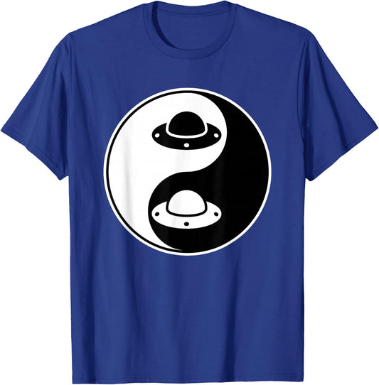 Yin Yang - Alien Ufo Paranormal - Buddhist Zhen Spiritual T-Shirt - T-Shirt | Royal
