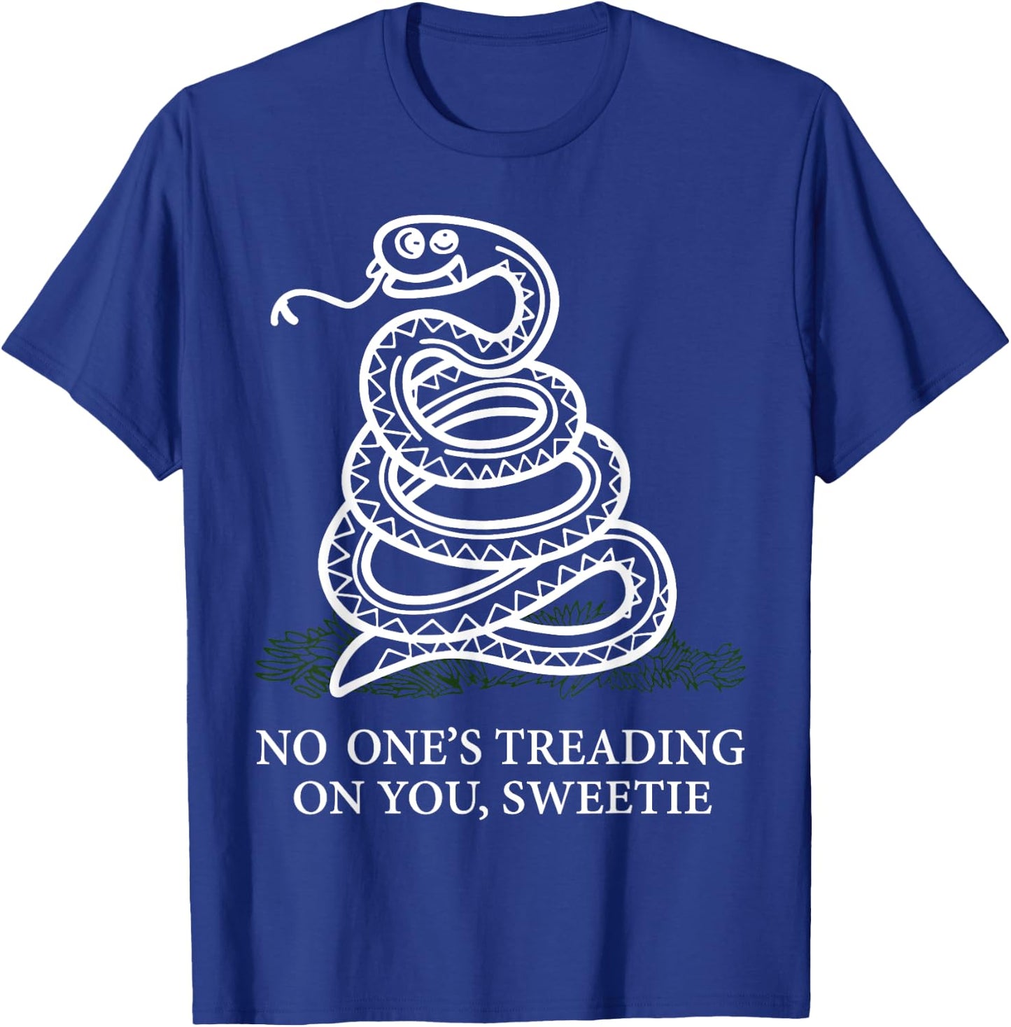 No One's Treading On You, Sweetie Snake T-Shirt - T-Shirt | Royal