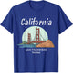 Golden Gate Bridge Gift Design | California | San Francisco T-Shirt - T-Shirt | Royal