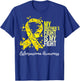 My Brother’s Fight Is My Fight Osteosarcoma Awareness T-Shirt - T-Shirt | Royal