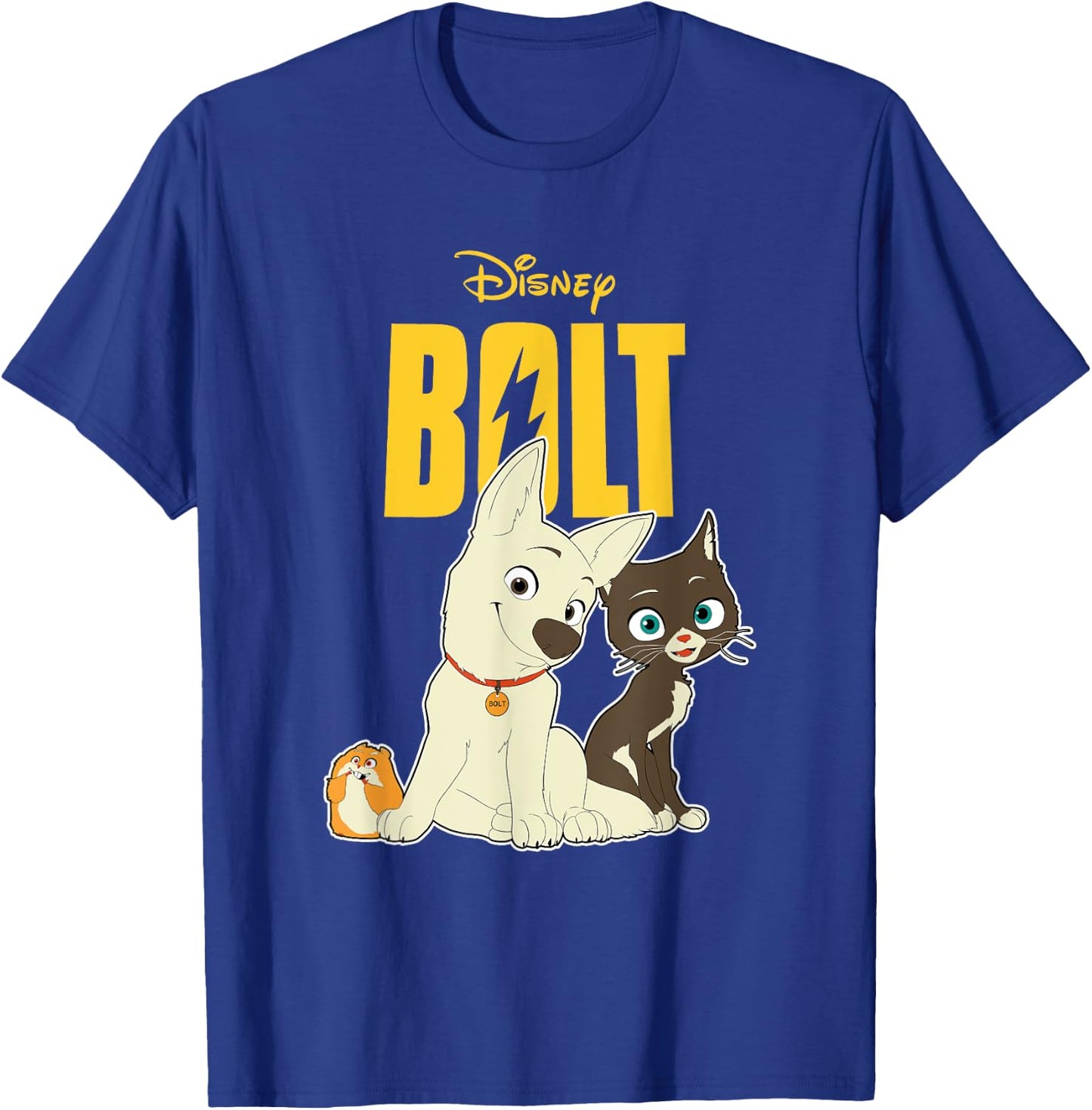 Disney Bolt Mittens & Rhino Best Friend Group Poster T-Shirt - T-Shirt | Royal