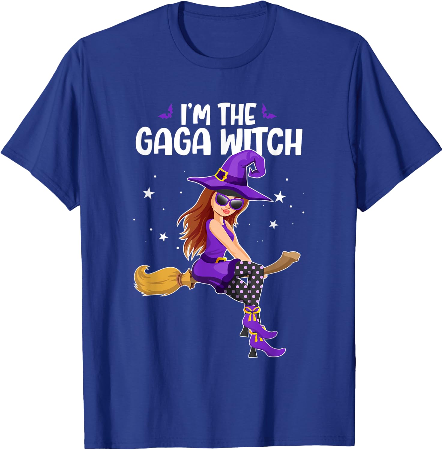 I'm the Gaga Witch Funny Halloween Matching Group Costume T-Shirt - T-Shirt | Royal