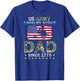 Proud Army Dad-Proud Cavalry Scout Dad Camouflage Army T-Shirt - T-Shirt | Royal
