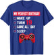 19 Years Old Gamer 19th Birthday Boy My Perfect Party Gift T-Shirt - T-Shirt | Royal