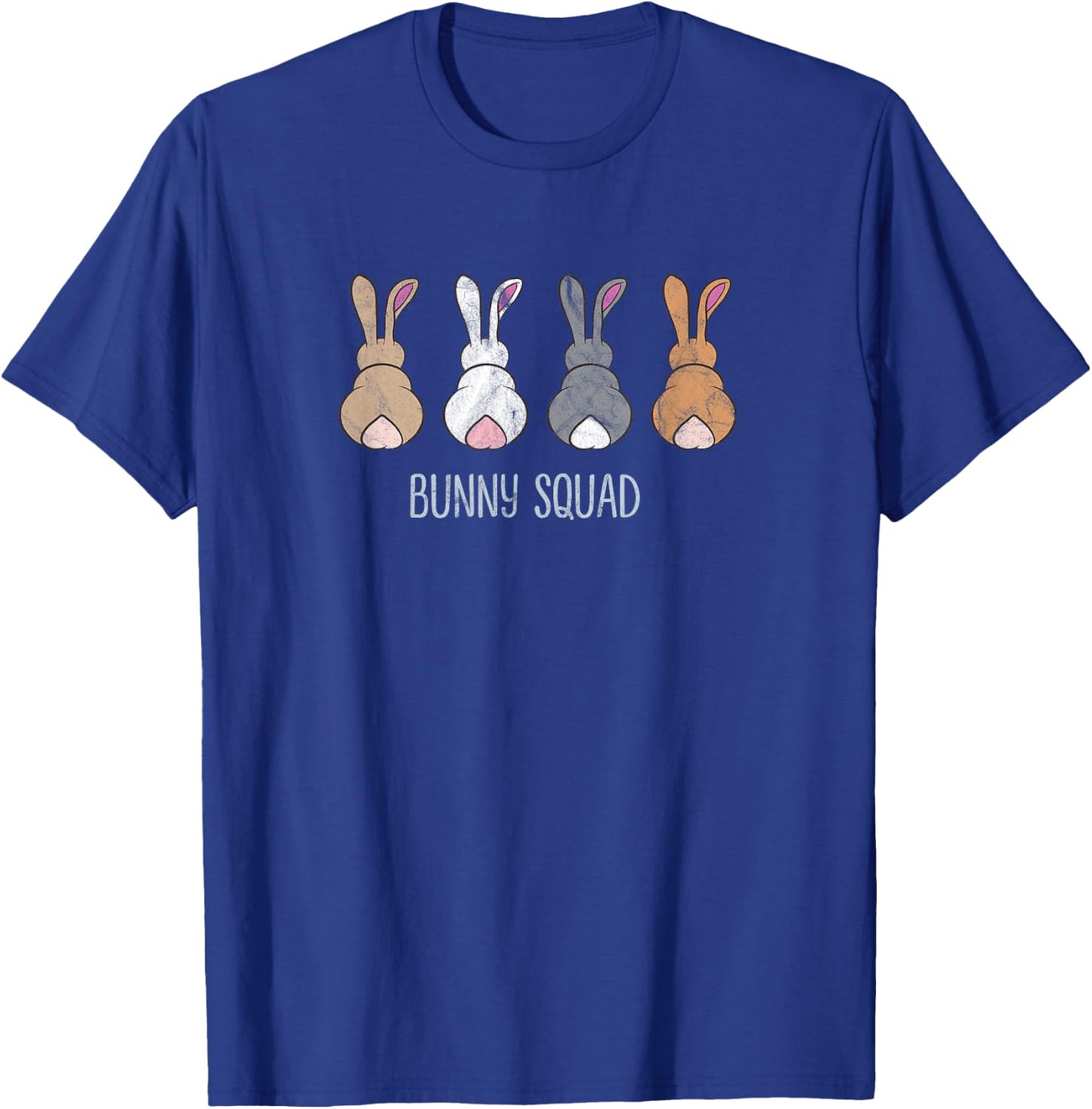 Bunny Squad Funny Ironic Pet Rabbits Team T-Shirt - T-Shirt | Royal