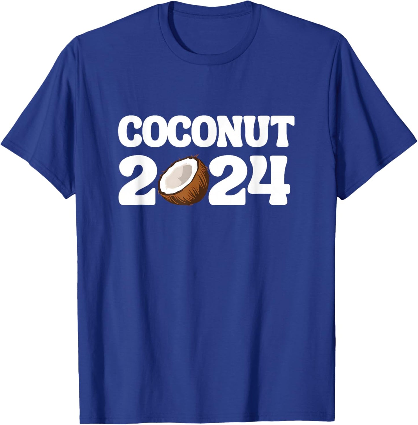 Funny Kamala Harris 2024 Statement Democrat Coconut Tree T-Shirt - T-Shirt | Royal