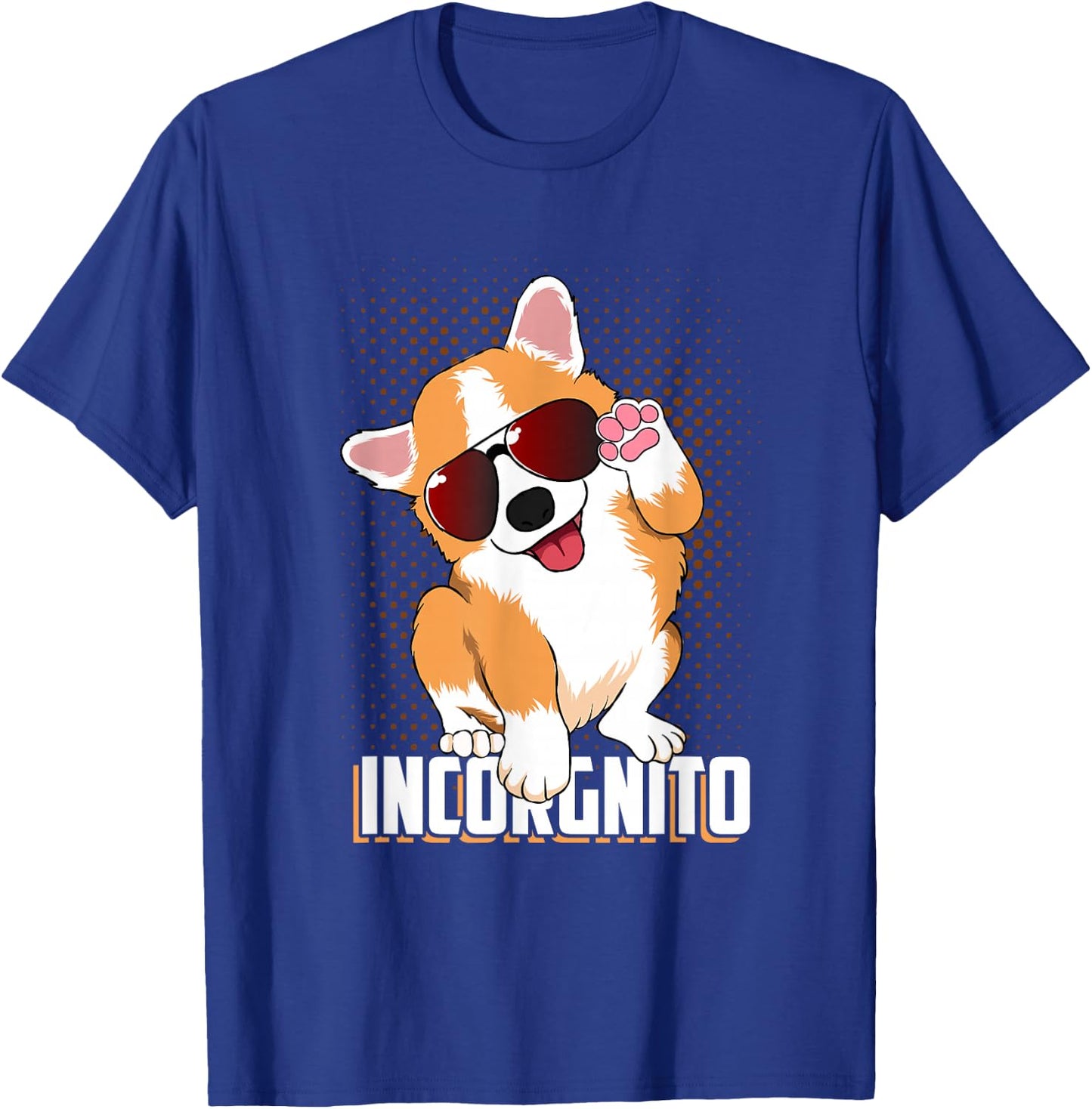 Funny Corgi Incorgnito for Dog and Pet Lovers T-Shirt - T-Shirt | Royal