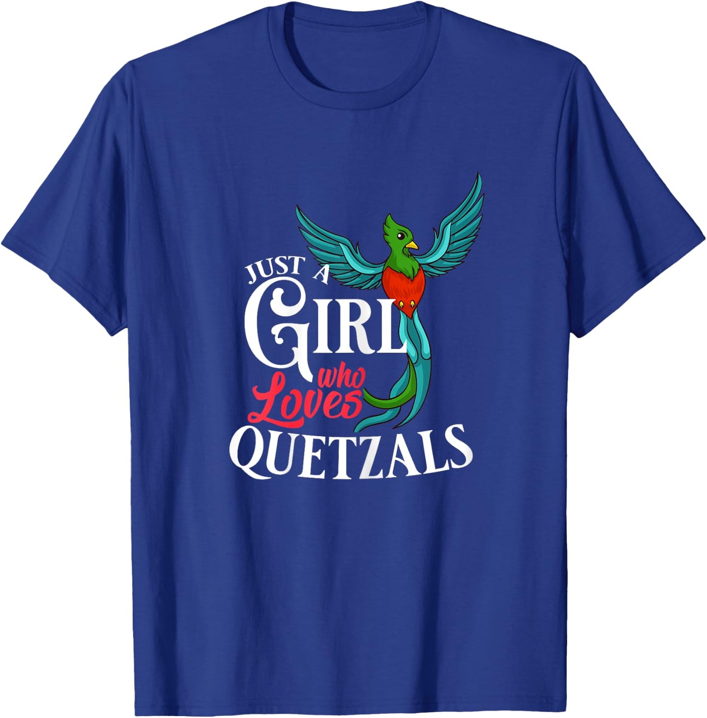 Quetzal Bird Guatemala Feathers Animal T-Shirt - T-Shirt | Royal