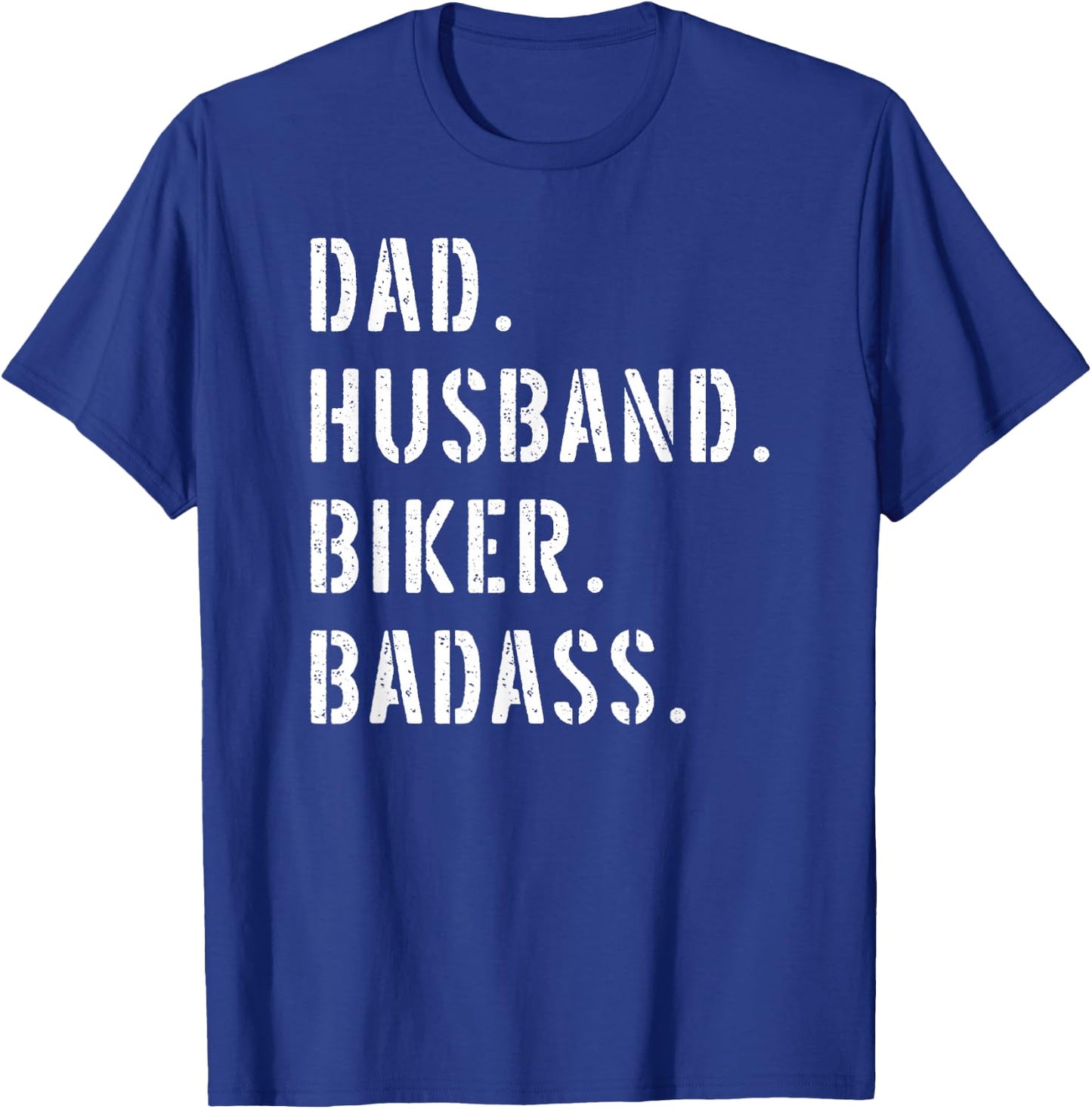 Biker Motorcycle Dad Gifts From Daughter Son Wife T-Shirt - T-Shirt | Royal