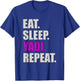 Eat Sleep Yaoi Repeat - Yaoi Boy's Love Manga T-Shirt - T-Shirt | Royal