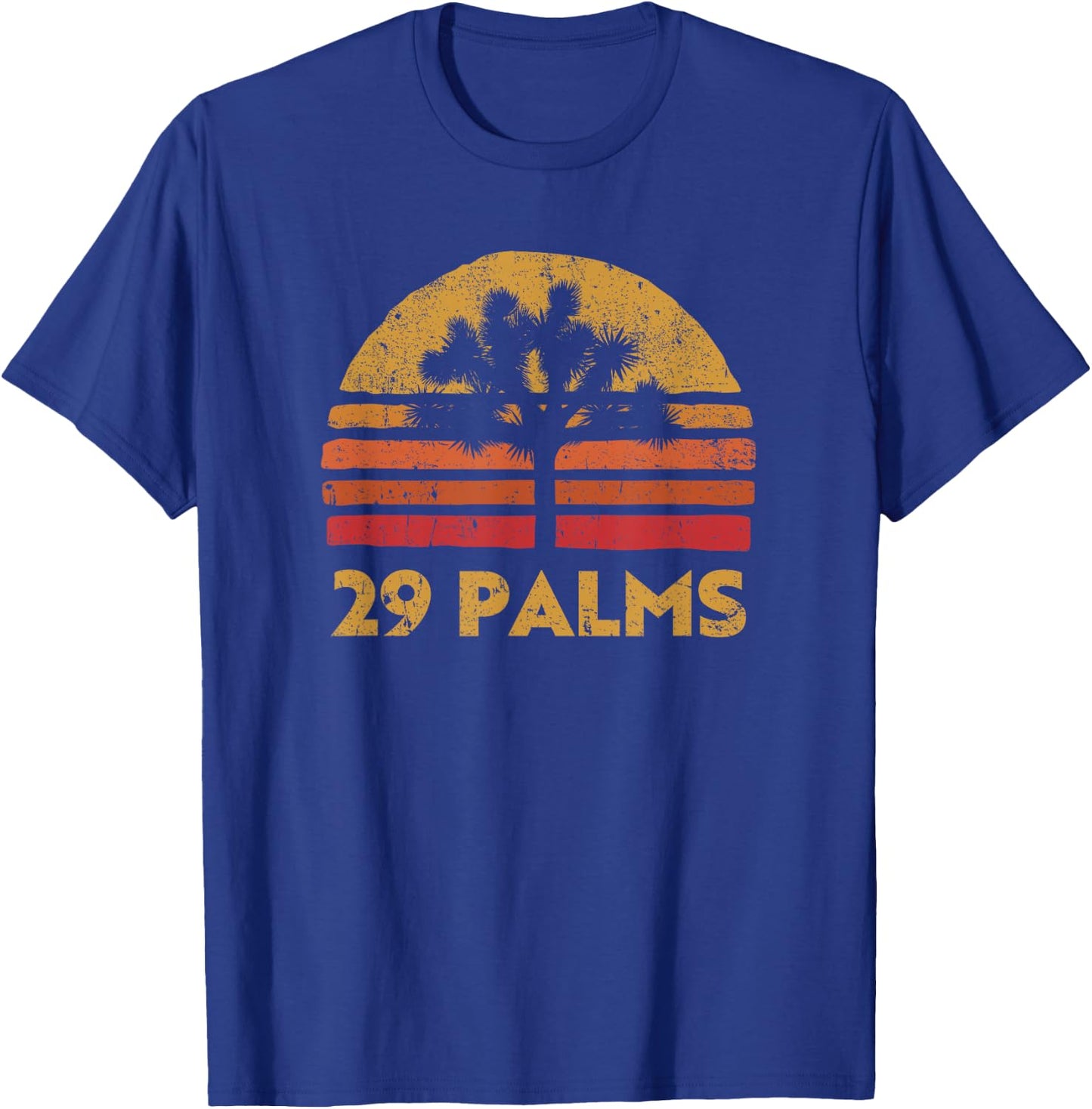 29 Twentynine palms California retro Joshua Tree T-Shirt - T-Shirt | Royal