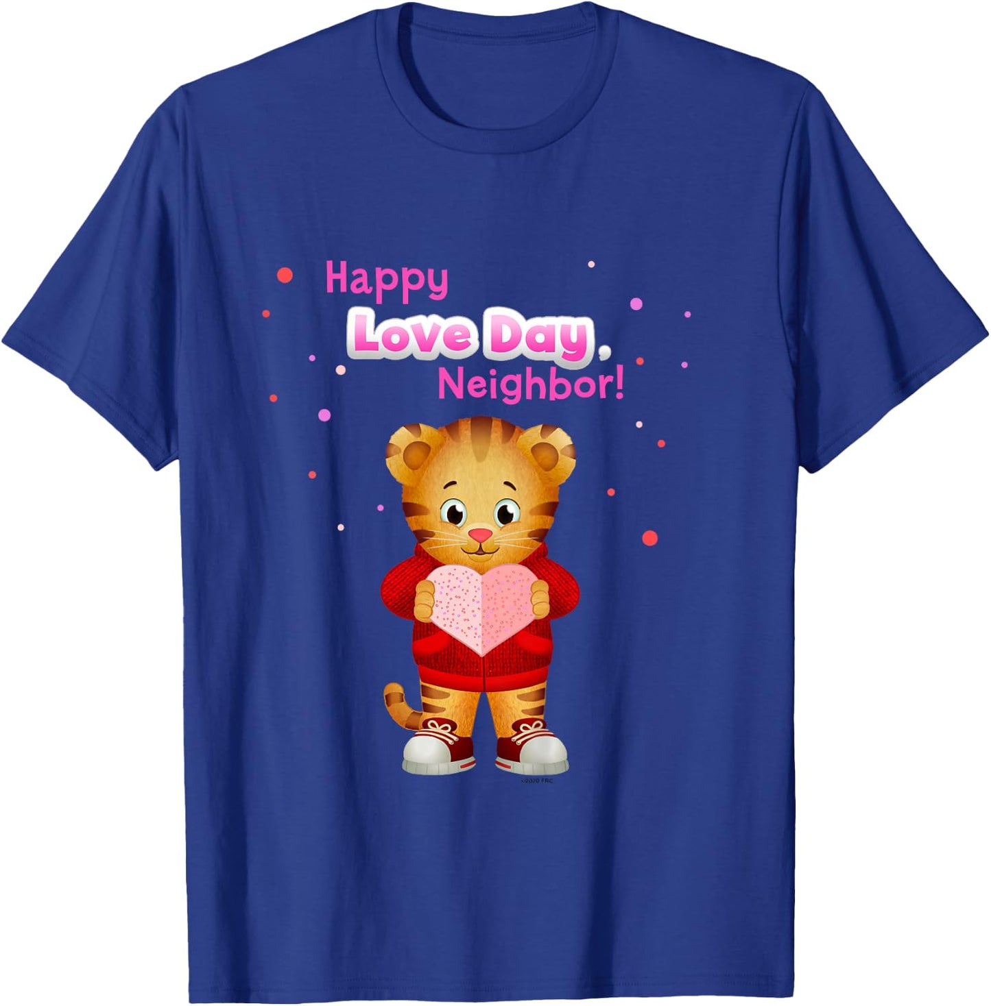 Happy Love Day, Daniel Tiger! (Pink) T-Shirt - T-Shirt | Royal