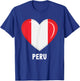 Peruvian Flag Jersey | Peruvian T-Shirt - T-Shirt | Royal