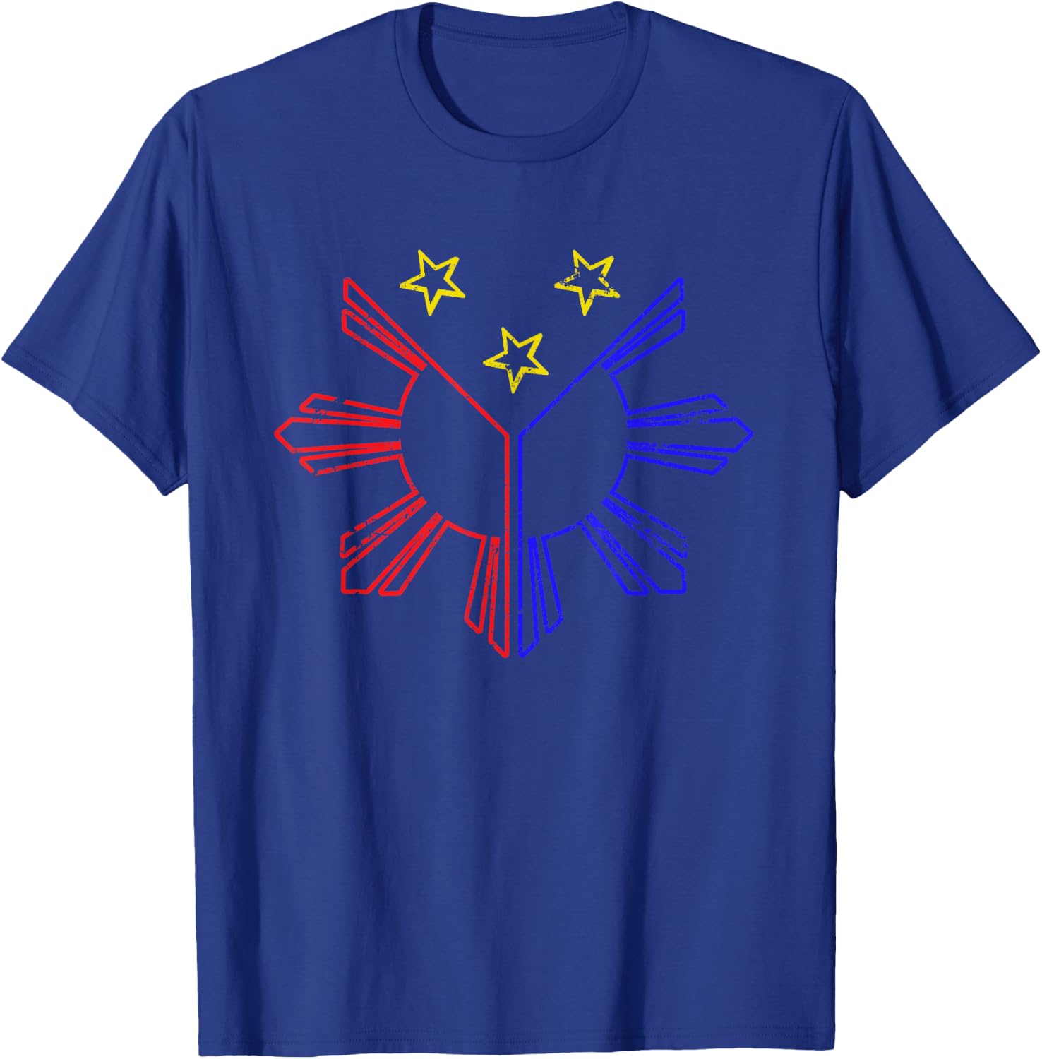 Filipino Philippine Flag Philippines T-Shirt - T-Shirt | Royal