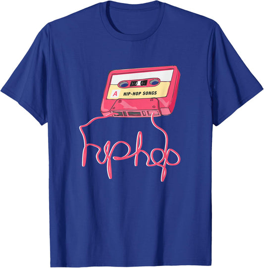 Hip Hop Cassette 90s Disco Street Dance Breake Dance Gift T-Shirt - T-Shirt | Royal