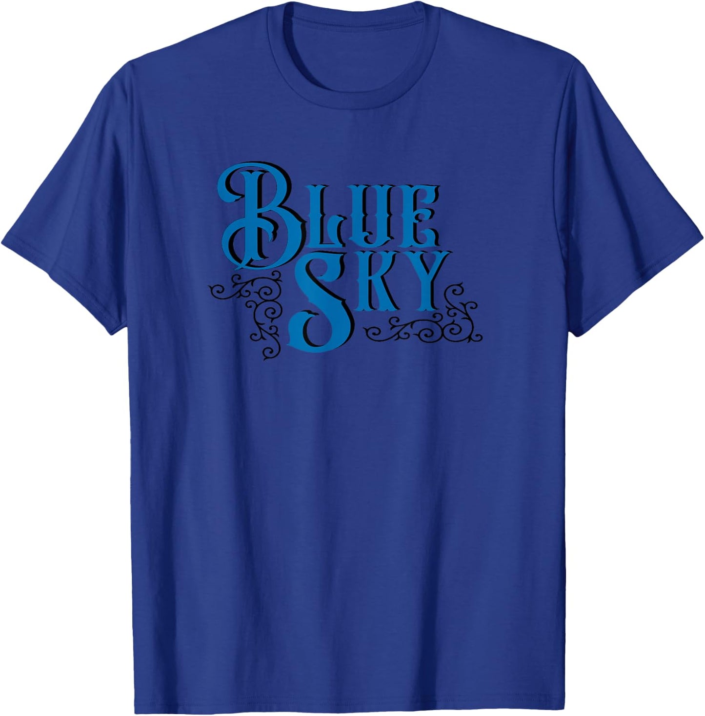 Blue Sky Retro Vintage Southern Rock Music Lover T-Shirt - T-Shirt | Royal