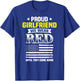 Proud Girlfriend Of Deployed Boyfriend Red Friday Shirt T-Shirt - T-Shirt | Royal