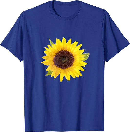 Sunflower Floral Sun Flower, Summer Gardener Men Women Girls Kids T-Shirt - T-Shirt | Royal