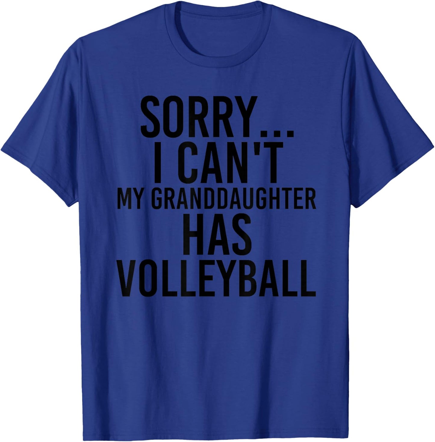 Grandpa Grandma | My Granddaughter Has Volleyball T-Shirt - T-Shirt | Royal