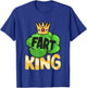 Fart King Farter Farting T-Shirt - T-Shirt | Royal
