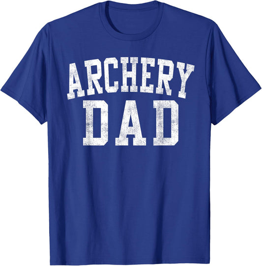 Archery Dad Classic Bold Font Father's Day Daddy T-Shirt - T-Shirt | Royal