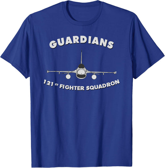 121st Fighter Squadron The Guardians T-Shirt - T-Shirt | Royal