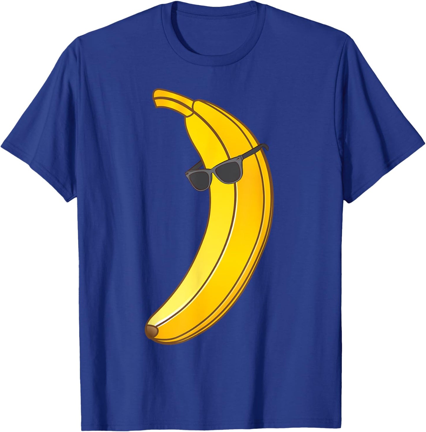 Cool Banana Wearing Sunglasses | Funny Fruit Eyewear Gift T-Shirt - T-Shirt | Royal