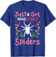 Spider Just A Girl Who Loves Spiders Gift T-Shirt - T-Shirt | Royal