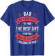 Fathers Day Shirt From Daughters Sons Wife Kids For Daddy T-Shirt - T-Shirt | Royal