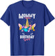 Mommy of the Birthday Girl Unicorn Birthday Party Matching T-Shirt - T-Shirt | Royal
